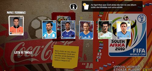 Colecione o álbum virtual da Copa do Mundo 2010 FIFA 1